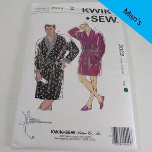 Kwik Sew 2023 Clothing Pattern Men's Robe S-XL UNCUT Easy